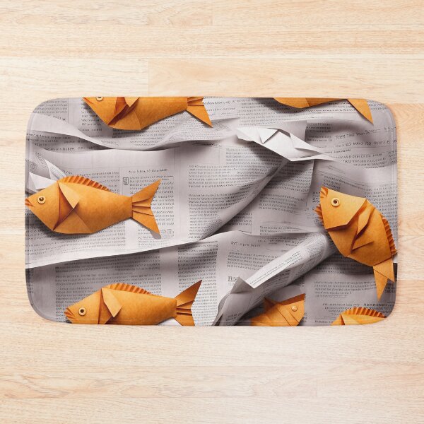 Item preview, Origami Art - Hooked on News: A Fin-tastic Look at the Fishy World designed and sold by ArtfulFolds.