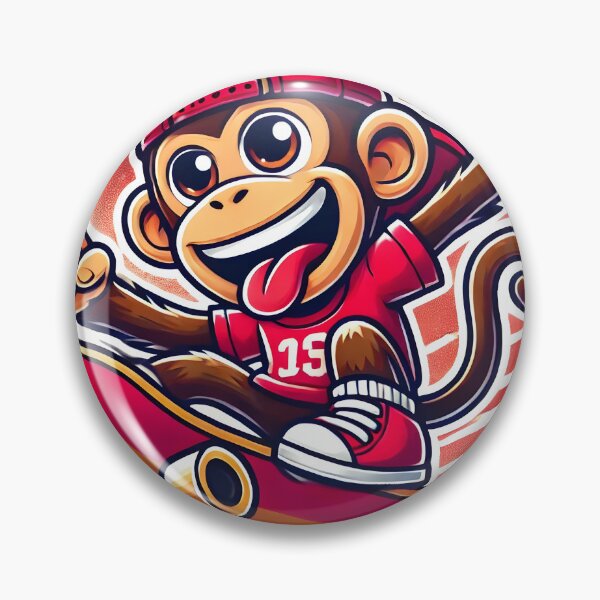 Item preview, Naughty Monkey Skate Boarding  designed and sold by DesignHub.