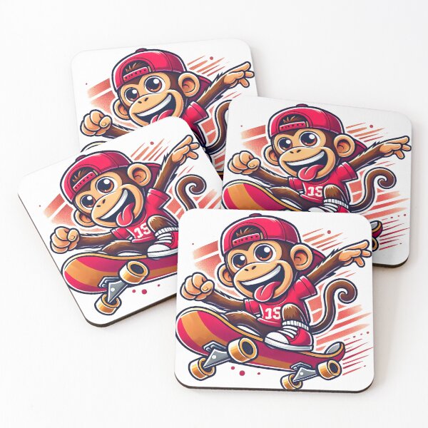 Item preview, Naughty Monkey Skate Boarding  designed and sold by DesignHub.
