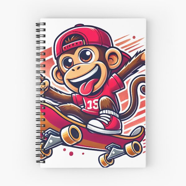 Item preview, Naughty Monkey Skate Boarding  designed and sold by DesignHub.