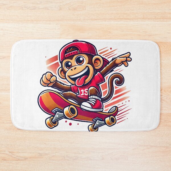 Item preview, Naughty Monkey Skate Boarding  designed and sold by DesignHub.