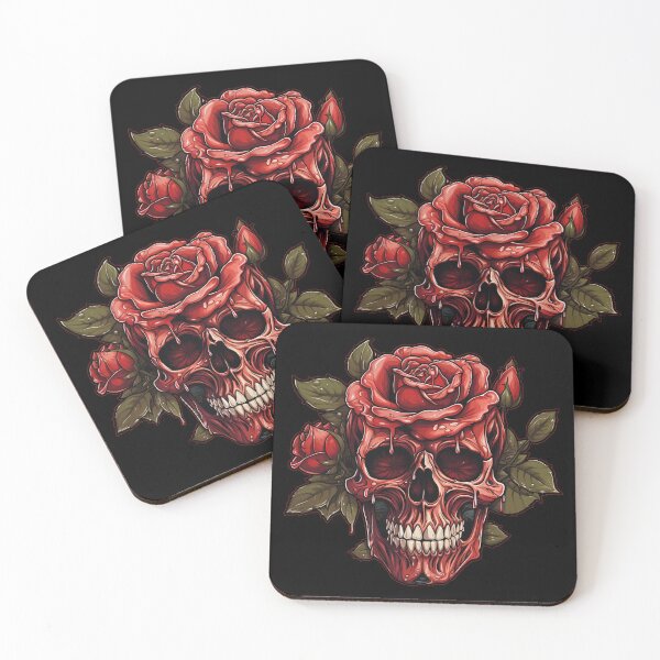 Item preview, Skull with Flowers designed and sold by FreakamaGeek.