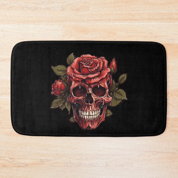 Item preview, Skull with Flowers designed and sold by FreakamaGeek.