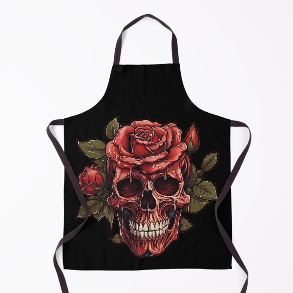 Item preview, Skull with Flowers designed and sold by FreakamaGeek.