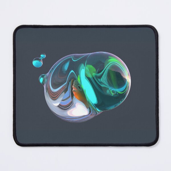Item preview, 3D Sculpure of a Piranha in a glitchy bubble designed and sold by FaniaKatz.