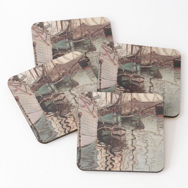 Item preview, Egon Schiele - Segelschiffe im wellenbewegtem Wasser (Der Hafen von Triest) designed and sold by Onodera.