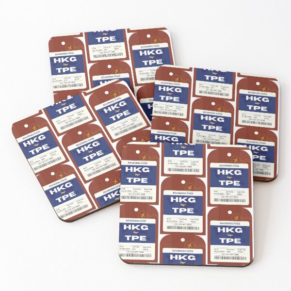 Item preview, Hong Kong to Taipei Boarding Pass designed and sold by Local Folk.