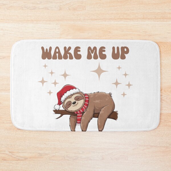 Item preview,  Lazy Christmas Sloth , Wake Me Up , Santa's little helper, Be happy nap lover designed and sold by KolorellaS.