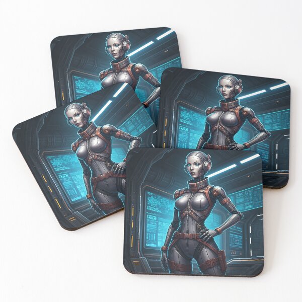 Item preview, Metallic Robot Woman designed and sold by AICreativeArts.
