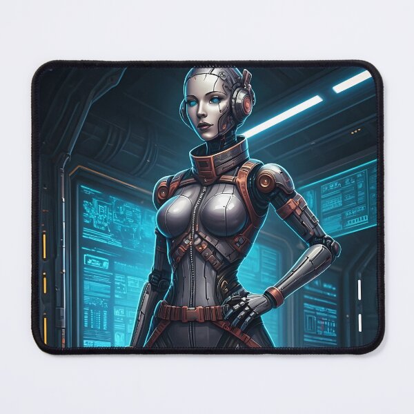 Item preview, Metallic Robot Woman designed and sold by AICreativeArts.