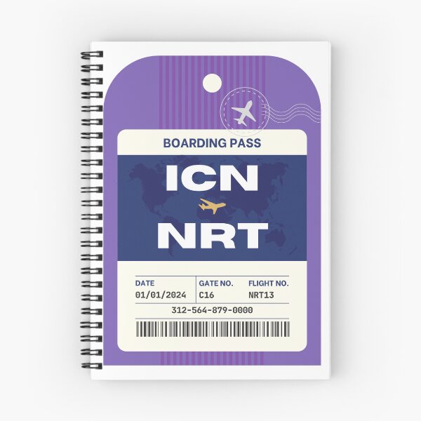 Item preview, Incheon to Narita Boarding Pass designed and sold by Local Folk.