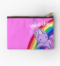 Hello Unicorn (Doodle Graffiti) Most Accurate Altered Carbon Studio Pouch