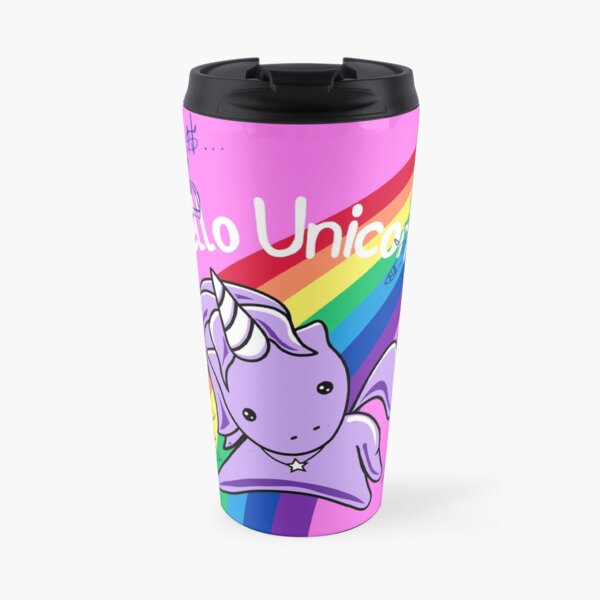Hello Unicorn (Doodle Graffiti) Most Accurate Altered Carbon Travel Mug