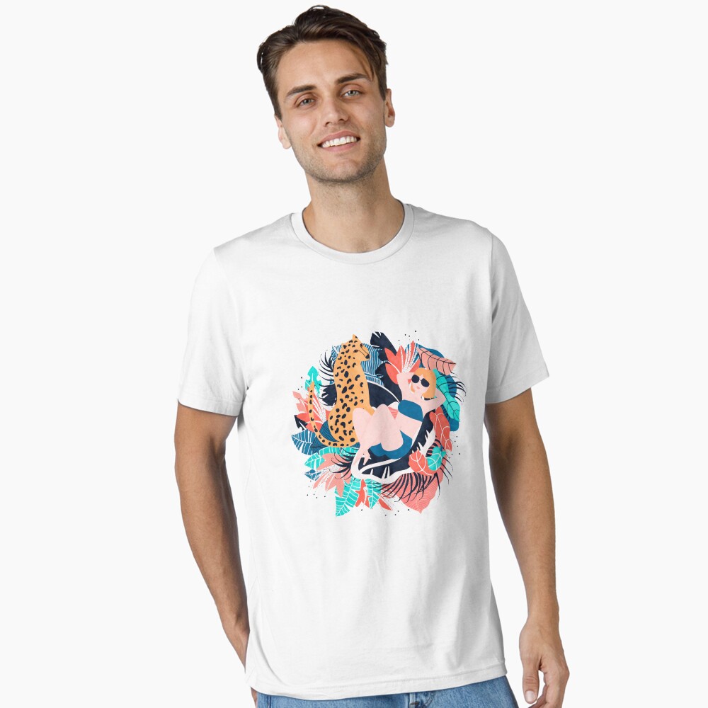 Vista previa del artículo con la obra «Camiseta esencial», diseñado y vendido por Lidiebug.