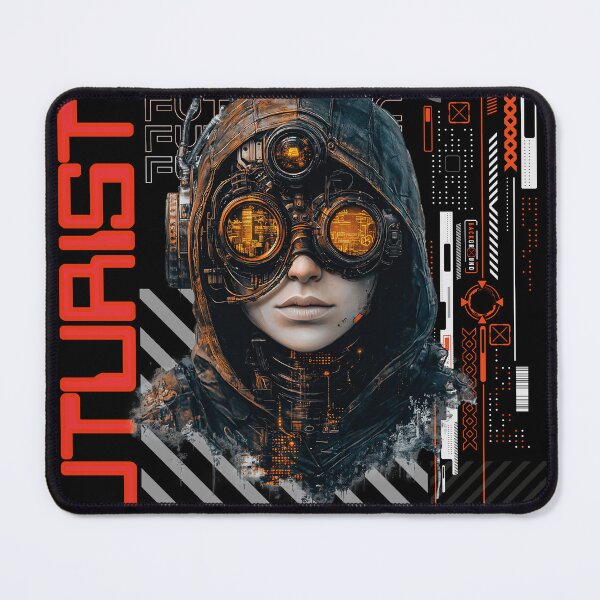 Item preview, Futuristic Cyber-Steampunk Fusion Design with Hooded Character designed and sold by JohanSD.