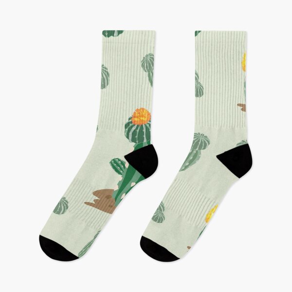 Item preview, Playful Cactus Pattern with Blooming Flowers designed and sold by kasune-shop.