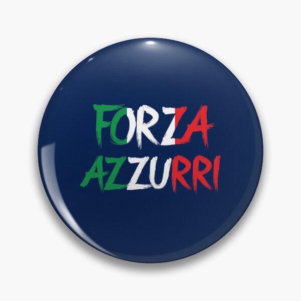 Aperçu de l'œuvre Forza Azzurri italien créée et vendue par VRedBaller.