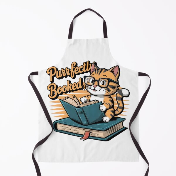 Item preview, Cute Kitten Reading a Book - Cat Lovers designed and sold by SparroCreative.