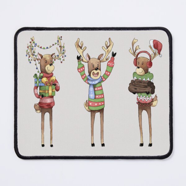Item preview, Cozy and Cute Christmas Reindeers designed and sold by MargaretFasDes.