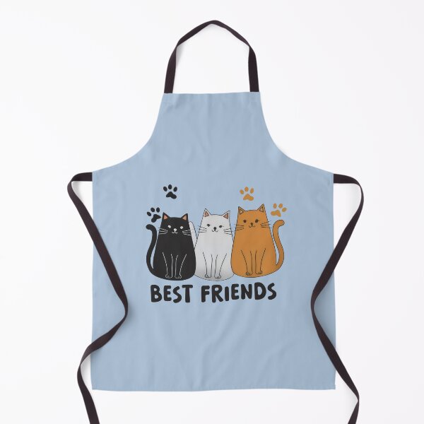 Item preview, A trio of Best Friends cats - a cute illustration of cat friend - friendship -besties designed and sold by Cherry-Cat.