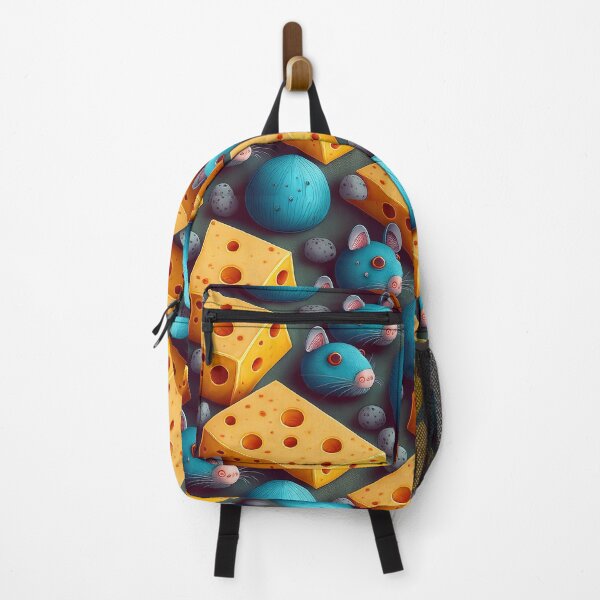 Item preview, Cheesy Delights: A playful pattern with mice enjoying a cheese feast. designed and sold by Grang Art Artistic Designs.