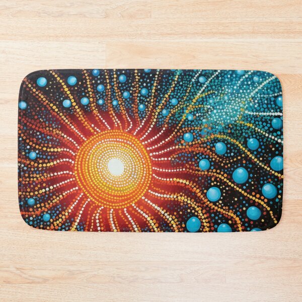 Item preview, Aboriginal Inspired Dot Art - Lava Splash designed and sold by GrinGalore.