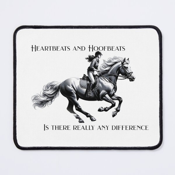 Item preview, Heartbeats and Hoofbeats, is there really any difference designed and sold by absurditeestore.