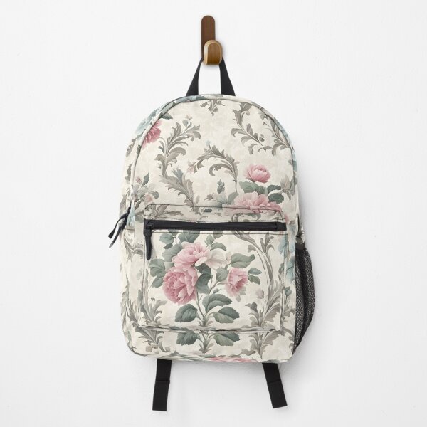 Item preview, Vintage wallpaper rustic floral pattern designed and sold by Naturitude.