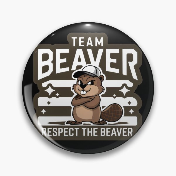 Artikelvorschau, Team Beaver – Respektiere den Biber Lustige Illustration, Tierschutz, Respekt entworfen und verkauft von Pastel-Pulse.