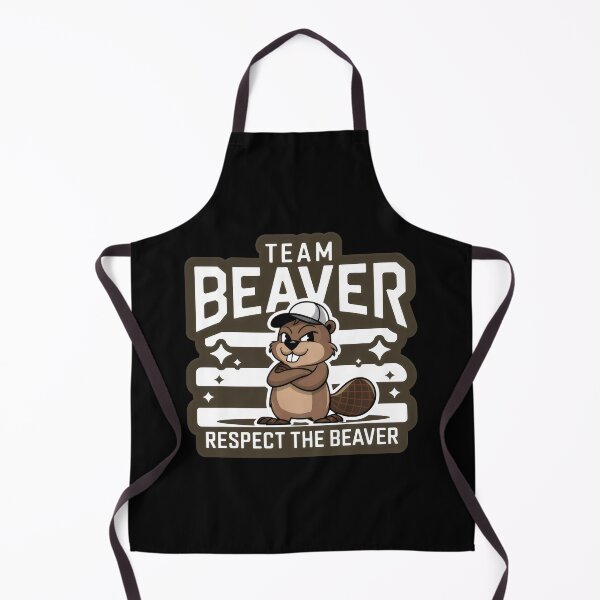 Artikelvorschau, Team Beaver – Respektiere den Biber Lustige Illustration, Tierschutz, Respekt entworfen und verkauft von Pastel-Pulse.