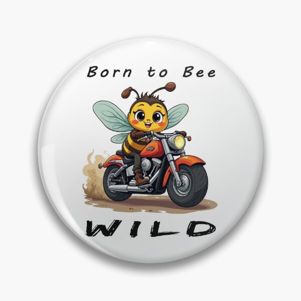 Artikelvorschau, Born to Bee WILD, funny Bee Design - Bee entworfen und verkauft von FeelGoodTee.