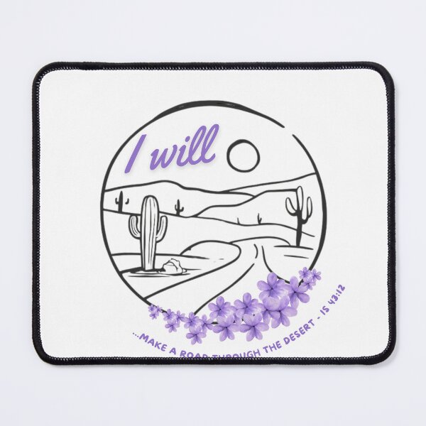 Item preview, Quote - Desert Road of Faith - Isaiah 43:12 designed and sold by Abbybub.