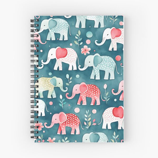 Item preview, Cute elephants with polka dots pattern designed and sold by Naturitude.