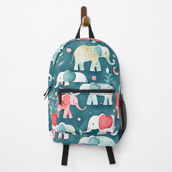 Item preview, Cute elephants with polka dots pattern designed and sold by Naturitude.