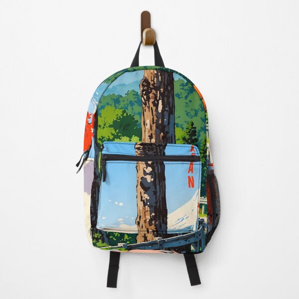 Item preview, Nara Japan Retro Anime Girl 80s Vintage Travel designed and sold by Retro-Anime9.