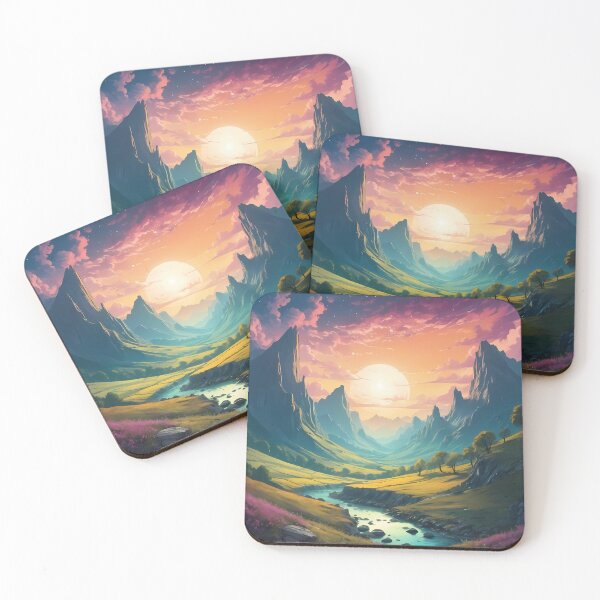 Item preview, Valley of Radiant Calm designed and sold by AICreativeArts.