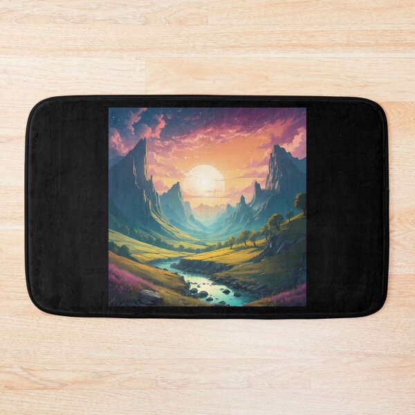 Item preview, Valley of Radiant Calm designed and sold by AICreativeArts.