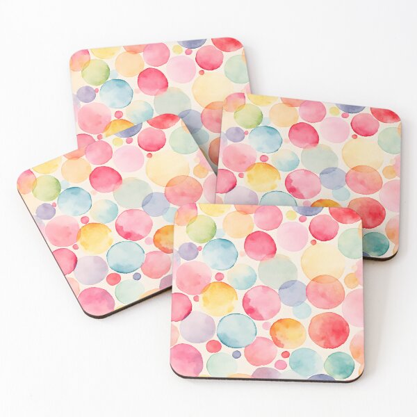 Item preview, Fresh Dots Watercolors - Colorful Cheerfulness designed and sold by Naturitude.