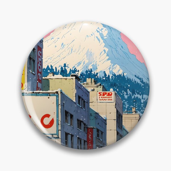 Item preview, Sapporo Japan Retro Anime Girl 80s Vintage Travel designed and sold by Retro-Anime9.
