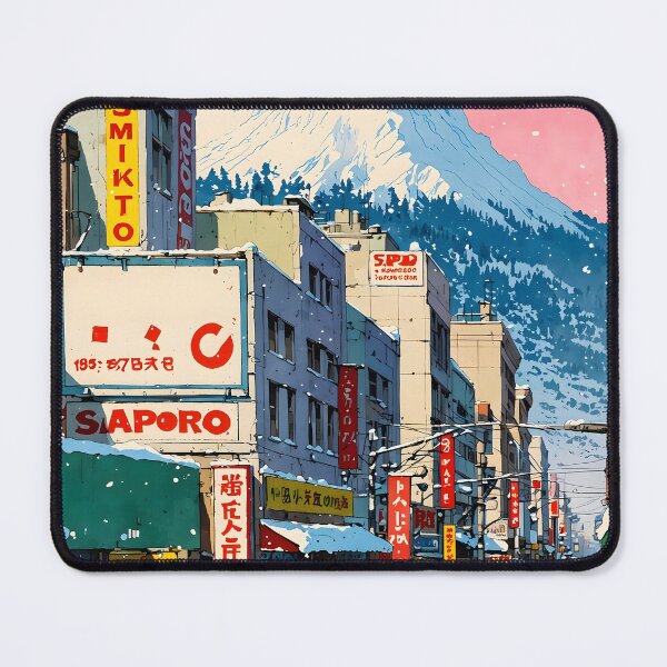 Item preview, Sapporo Japan Retro Anime Girl 80s Vintage Travel designed and sold by Retro-Anime9.