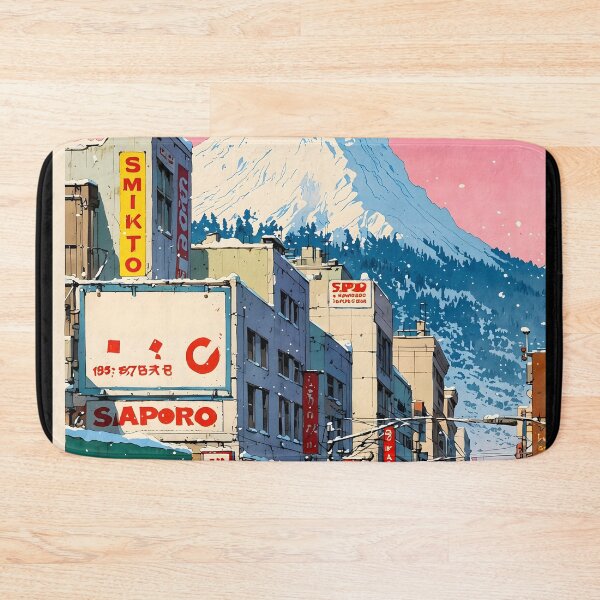 Item preview, Sapporo Japan Retro Anime Girl 80s Vintage Travel designed and sold by Retro-Anime9.