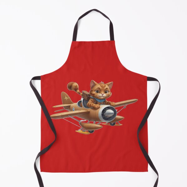Item preview, Cute Cat Riding an Airplane designed and sold by Parvej Qureshi.