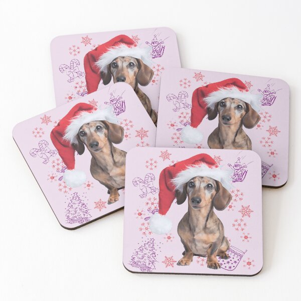 Item preview, Dashing Dachshund Xmas designed and sold by purrfect pattern.