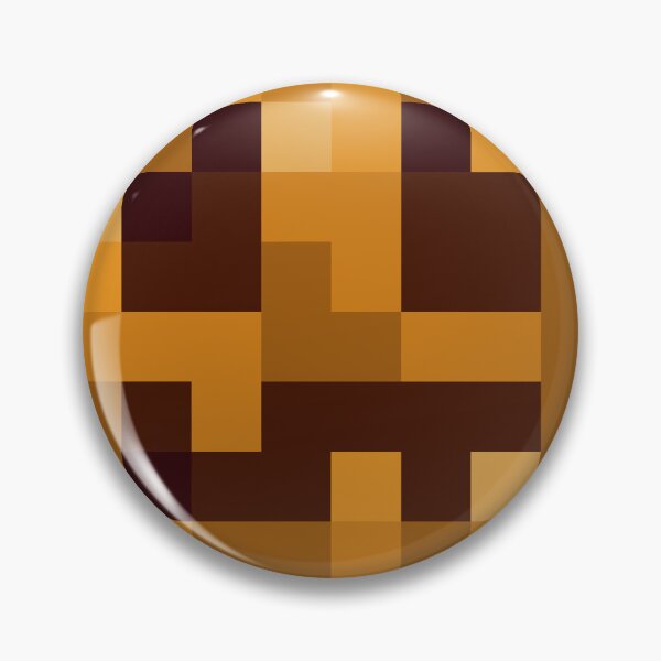 Item preview, Pumpkin Minecraft Head Pixel Art Design designed and sold by Kubala Designs.