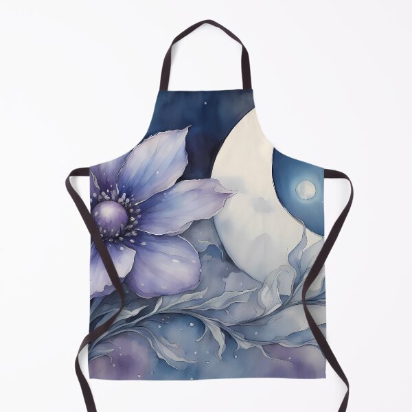Item preview, Purple Flower, White moon designed and sold by CalmnessbyChoice.