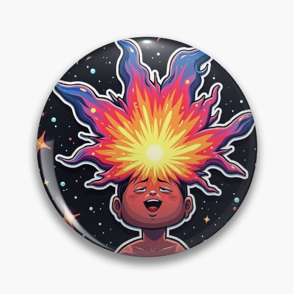 Item preview, Cosmic Energy Exploding from Head designed and sold by yeekazar.