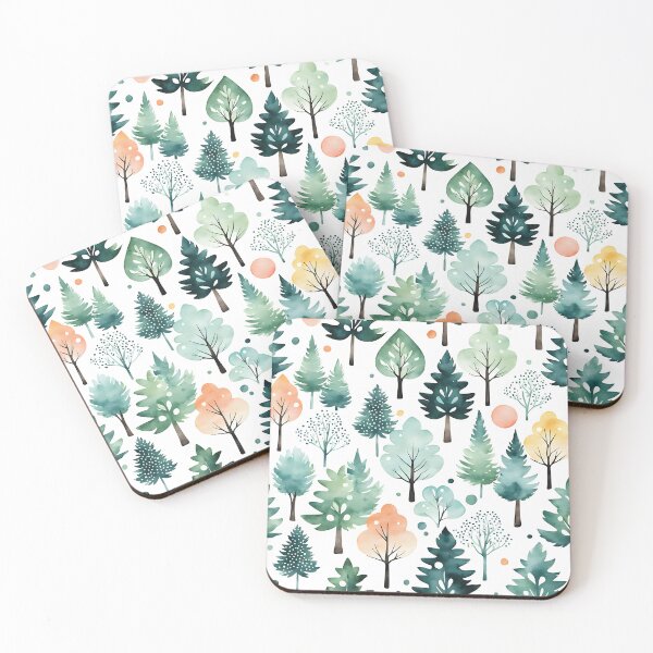 Item preview, Playful Forest in Watercolors designed and sold by Naturitude.