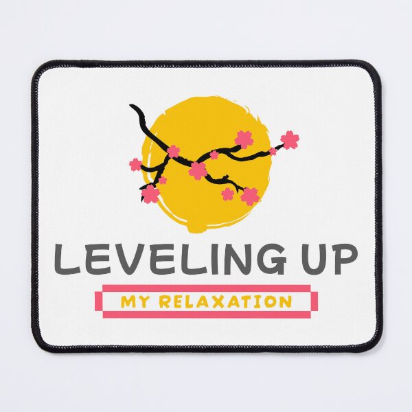 Item preview, Leveling up my relaxation - Cute Gamer designed and sold by Circle-Cats.
