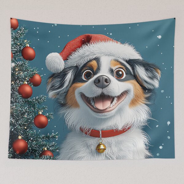 Item preview, Woof Woof - Santa's Best Friend designed and sold by NomadicDreamer.
