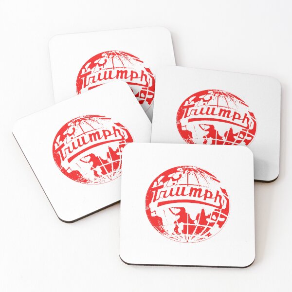 Item preview, Triumph globe British classic car logo badge red designed and sold by soitwouldseem.